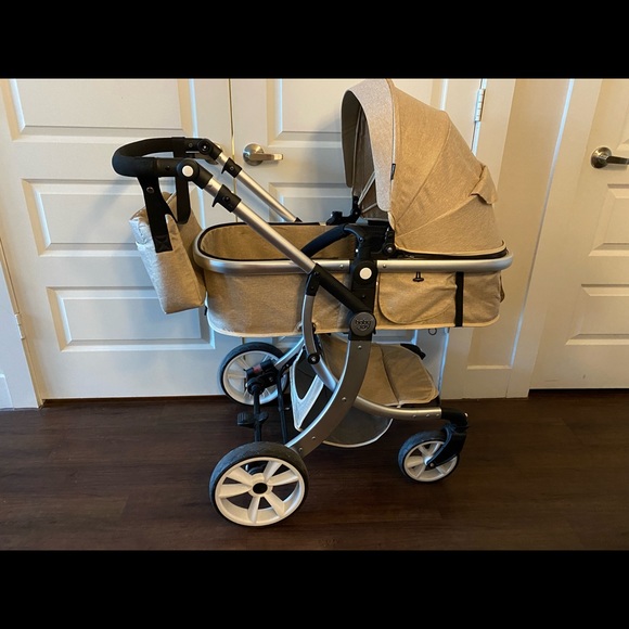 Honey joy stroller 2in1 convertible from bassinet to toddler seat. - Picture 2 of 4